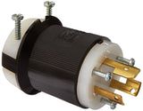 Hubbell HBL3331C Locking Plug, 30 amp, 125/250V, 3 Pole, 3 Wire