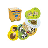 Ortopad Bamboo Fun Pack Eye Patches, 50/Box (Junior Size, 0-2 yrs) Hedgehog Pack