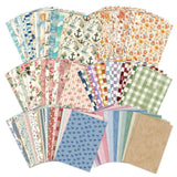 Hasthip 180 Sheets Vintage Floral Scrapbook Paper Craft Diy Paper Kit
