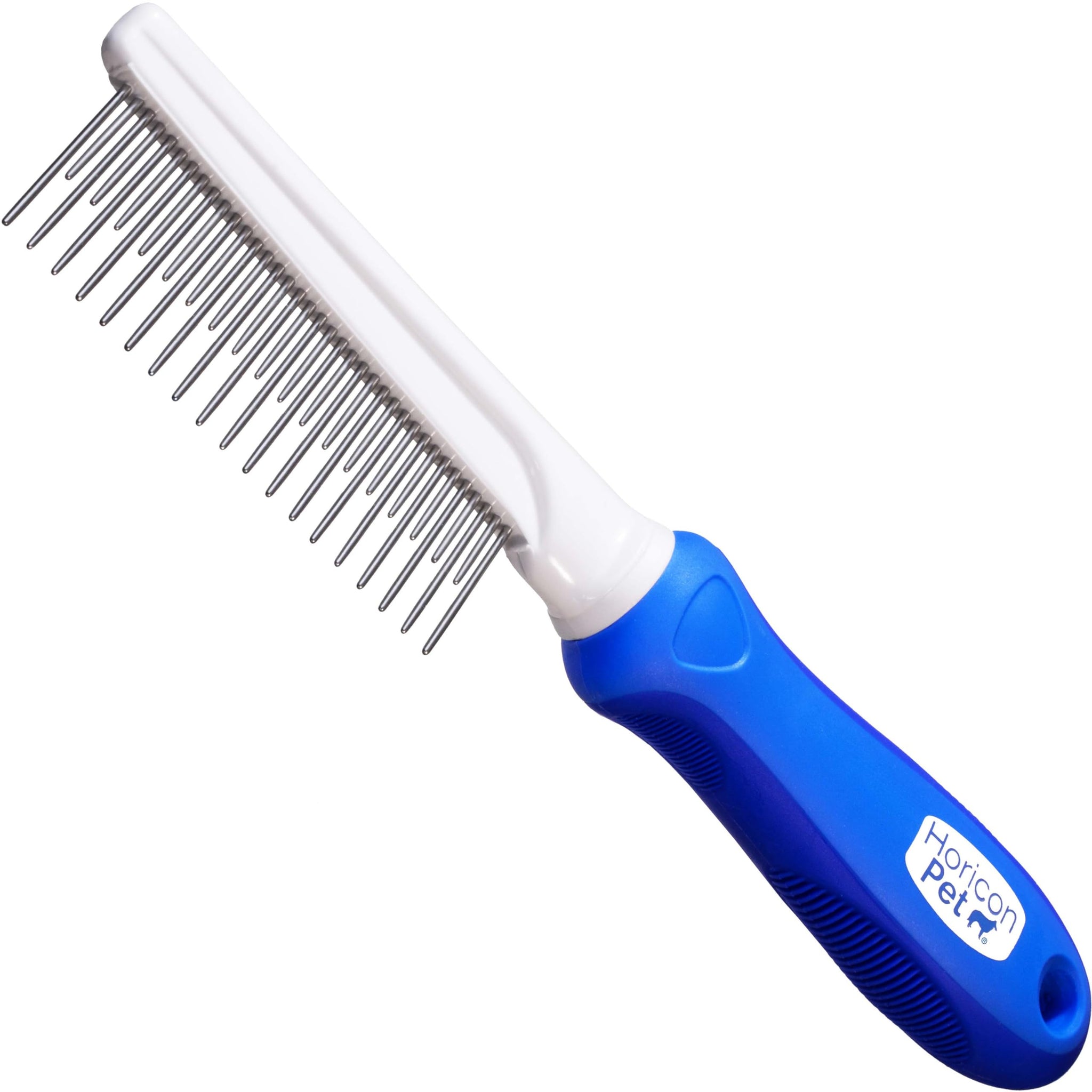 Horicon Pet Detangling Grooming Comb With Long & Short Stainless Steel Metal Teeth - Dogs, Cats & Small Animals For Removing Mat