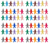 Tayarana Cute Doll Pendant Multicolor Baby Shape Charms for Earrings Necklace Bracelet DIY Jewelry Making (Multicolor, 120 Piece