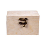 Little Birdie Wooden Trinket Box with Metal Latch Birch Wood, L4in x W3in x H2.75in, 1 pc| for Home, Arts & Crafts, Cabinet, P