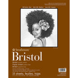 Strathmore 400 Series Bristol, 2-Ply Smooth, 11x14 Tape Bound, 15 Sheets