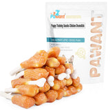 Pawant Chicken Calcium Bone Rawhide Free Dog Treats, Dog Chews Puppy Training Teeth Clean Snacks 0.5lb/227g