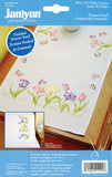 Janlynn Stamped Embroidery Kit, Tulip Garden Dresser Scarf