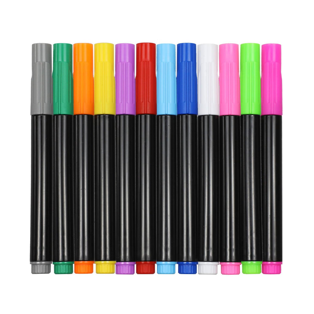 Unicelucky 12-Color Markers for LED Note Board with Colors, Compatible ...