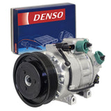 Denso 471-6059 New AC Compressor with Clutch, 1 Pack