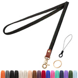 Fishent Stretchy Thin Lanyards for Keys ID Badges, Cute Long Teacher Neck Key Lanyard Keychains for Women Men Wallet Phone(Starr
