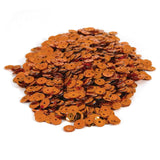 4,000 Loose Shiny Faceted Plastic 6mm Cup Sew on Embellishment Sequins in 50 Gram Bags (Rust Orange)
