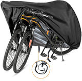 Szblnsm Bike Cover for 1, 2 or 3 Bikes Outdoor Waterproof Bicycle Covers 420D Heavy Duty Ripstop Material Offers Constant Protec