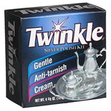 Twinkle Silver Polish Kit, Gentle AntiTarnish Cream 4.38 oz (Pack of 2)