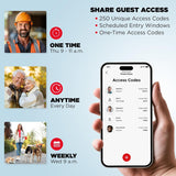 Kwikset Halo Wi-Fi Smart Lock, Keyless Entry Door Deadbolt, Geofence Auto-Unlock, Grade AAA Certified, No Hub Easy Install, Venetian Bronze Lifetime Finish Warranty, Backlit Keypad