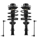 Front Struts w/Coil Spring & Sway Bar Links for 2001-2007 Chrysler Town & Country FWD/Dodge Caravan 3.3L/Grand Caravan FWD, 2001