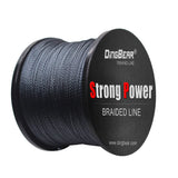 Dingbear 1093Yd/1000M 135LB/0.60mm Gray Super Strong Pull Generic Braided Fishing Line Fishing Lines FishLines FishingLine