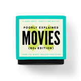 Brass Monkey Poorly Explained Movies - 80s Edition Party Game with 125 Cards Featuring Uniquely Terrible Descriptions of Movies,