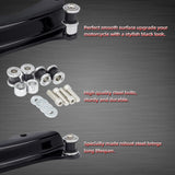Amazicha Vivid Black 4 Point Docking Hardware Kit , 4 PCS Docking Hardware Covers Compatible for Harley Davidson Touring Street