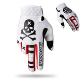 FASTGOOSE Dirt Bike Motorcycle Gloves - Motocross, Motorbike Riding, ATV, MX, MTB, Off-Road Racing, Sports Cycling (White, XX-La