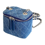 Snappsy Women Shoulder Crossbody Bag Lady For Holidays Birthday Gift Business Events Deep Blue