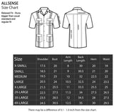 Allsense Men's Short Sleeve Cuban Guayabera Shirts 19-19.5N 3XL French Blue