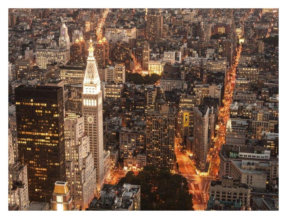 Aerial View Of Manhattan With Flatiron Building, Nyc-Paper Art-18,,X14,,