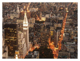 Aerial View Of Manhattan With Flatiron Building, Nyc-Paper Art-18,,X14,,