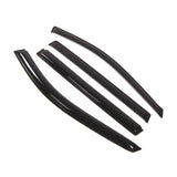 TuningPros Outside Mount Window Vent Visors Rain Guards Compatible with Hyundai Entourage 2007-2010 | Side Window Wind Deflector