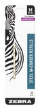 Zebra Pen Mechanical Pencil Eraser M-Refill, White, 7-Pack