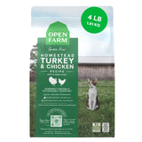 Open Farm Grain Free Dry Cat Food, Turkey & Chicken Kibble, 4lb Bag