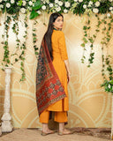 Anni Designer Women'S Cotton Blend Anarkali Solid Kurta With Pant & Dupatta (Jassu Yellow_Xl_Yellow_X-Large),Yellow,XL,Cotton Blend,Anarkali,