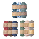 Heavenglow 6X T Shirt Yarn 3 Colors Easy To Wash Knitting Yarn For Blanket Throw Pillow Style A|Crafts | Needlecrafts & Yarn |6 