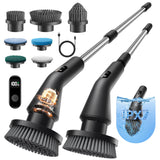 Leebein Electric Spin Scrubber, 2026 Upgraded Cordless Cleaning Brush Bathroom Scrubber, IPX7 Waterproof Electric Scrubber with 