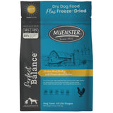 Muenster Perfect Balance Raw Chicken Kibble Mix with Freeze Dried Chicken for Dogs - High Protein, No Corn, Wheat, or Soy - Prob
