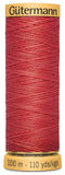Natural Cotton Thread 110 YardsBright Coral