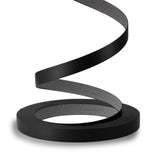 ZYJT PVC Black Edge Banding, 3/4 inch x 50ft roll of Veneer Edge Banding Pre-glued Flexible Edging, Tape Banding on with Hot Mel