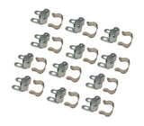 QCAA Friction Roller Catch for RV and Mobil Home, Satin Nickel, Made in Taiwan, 12 Pack