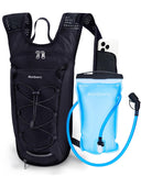 Blue Quartz Hydration Backpack with 2L Water Bladder, Hiking Water Pack with Insulated Compartment for Women Men, Lightweight Cy