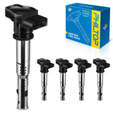 PHILTOP UF575 Ignition Coil Pack Compatible with 2005-2014 Jetta, 2009-2017 Tiguan CC, 2011-2016 Q5, 2012-2014 Passat Beetle A6,