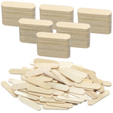 Tioncy 1000 Pcs Mini Sticks for Crafts 1.57 x 0.39 x 0.08 Inches Natural Ice Cream Wooden Small Sticks for Adults DIY Home Stirr