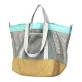 Calandis? Mesh Beach Bag Casual For Women Shoulder Bag For Vacation Essentials Outdoor Yellow | Womens Handbags & Bags | Clothin