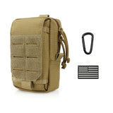EDC Phone Pouch Tactical Molle Utility Pouch Military Waist Bag Outdoor Men EDC Tool Bag Gadget Organizer Vest Pack Purse Mobile