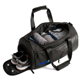 Gym Bag With Shoe Compartment 33L For Men & Women | Water Resistant Duffle Bag With Ventilated Shoe Section | Lightweight Travel