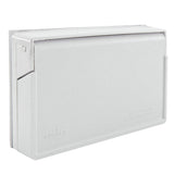 RV Exterior Power Outlet Cover Plate | For GFI/GFCI Receptacles | Weatherproof Seal (White)