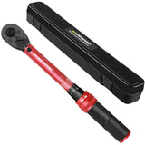 ATsafepro 1/4 Torque Wrench (20-240 in-lb / 2.3-27.1 Nm) -Dual Scale, 72-Tooth Ratchet, 3% Pre-Calibrated Accuracy, Suitable for