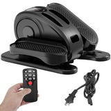 Under Desk Elliptical, Electric Seated Pedal Exerciser Quiet Compact Mini Elliptical Trainer with Display Monitor and Remote Con