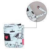 Damero Cloth Diaper Wet Dry Bag with Handle for Swimsuit, Pumping Parts, Wet Clothes and More, Ideal for Travel, Exercise, Dayca
