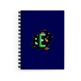 Plan To Gift Notebook Small Alphabet E Notebook Wire Bound Spiral Printed Pages:160 (Size A5)
