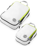 Compression Packing Cubes for Travel, 2-Piece Lightweight Packing Cubes Set for Carry-On Luggage & Backpacks - TRIPPED Travel Ge