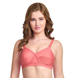 TRYLO ALPA Womens Strapless Bra, coral red, 40I