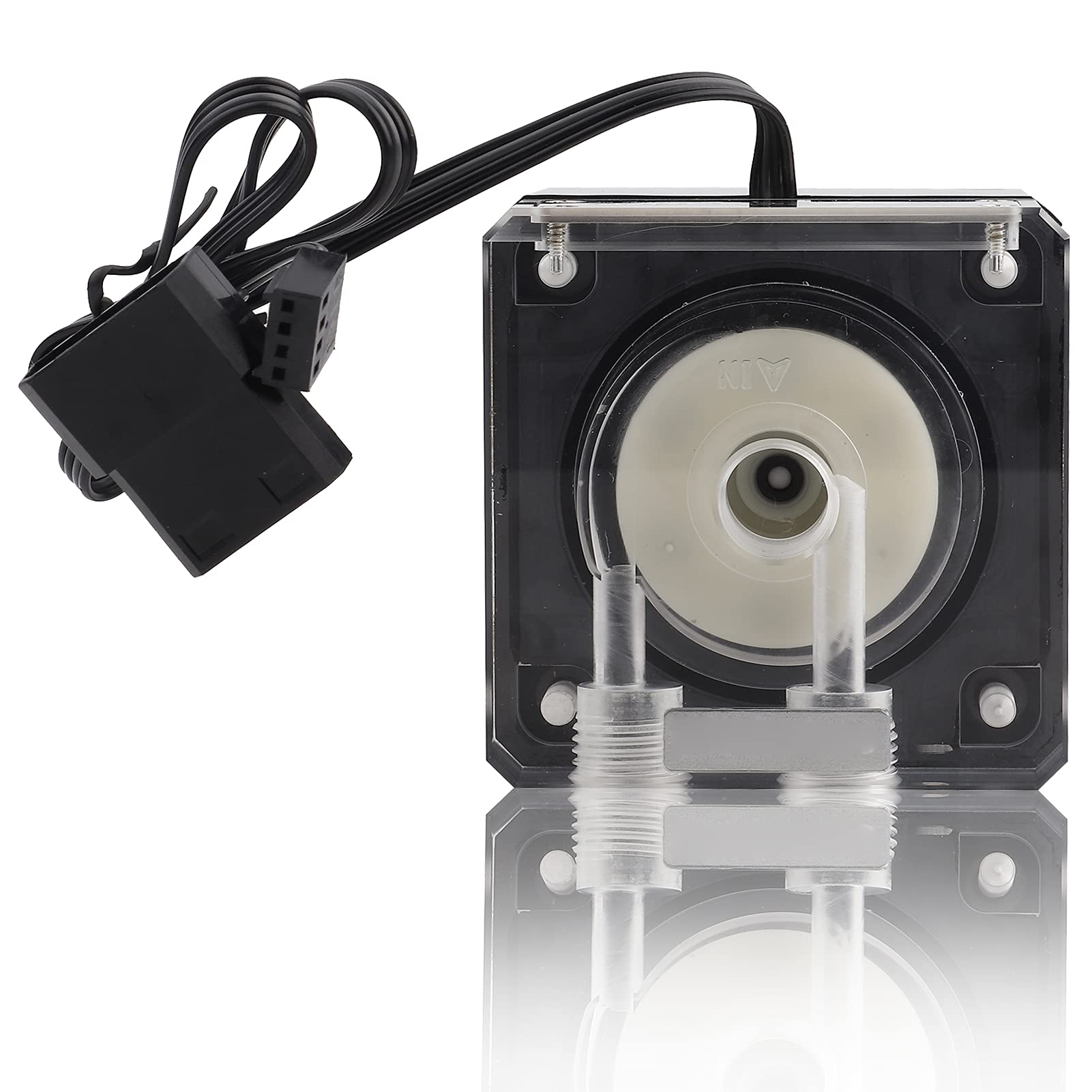 Water Cooling Pump, 800L/H PC Water Cooling Integrated Mute Support PWM for CPU Cooling System.