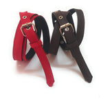 Generic Brown And Red Denim Belts Combo